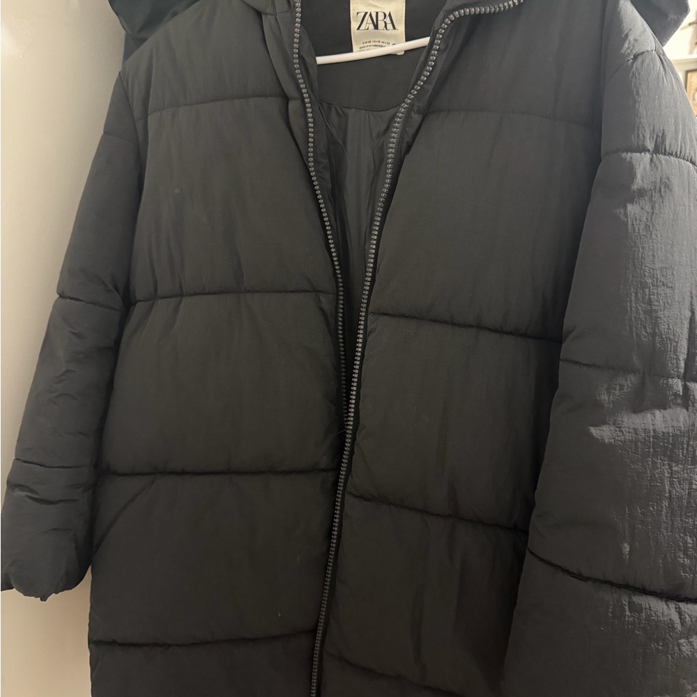 Zara Black Puffer Coat